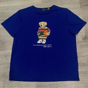 Polo Ralph Lauren XL Custom Slim Fit Basketball Bear T-Shirt